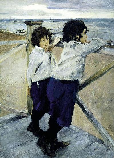 Valentin Serov Children. Sasha and Yura Serov